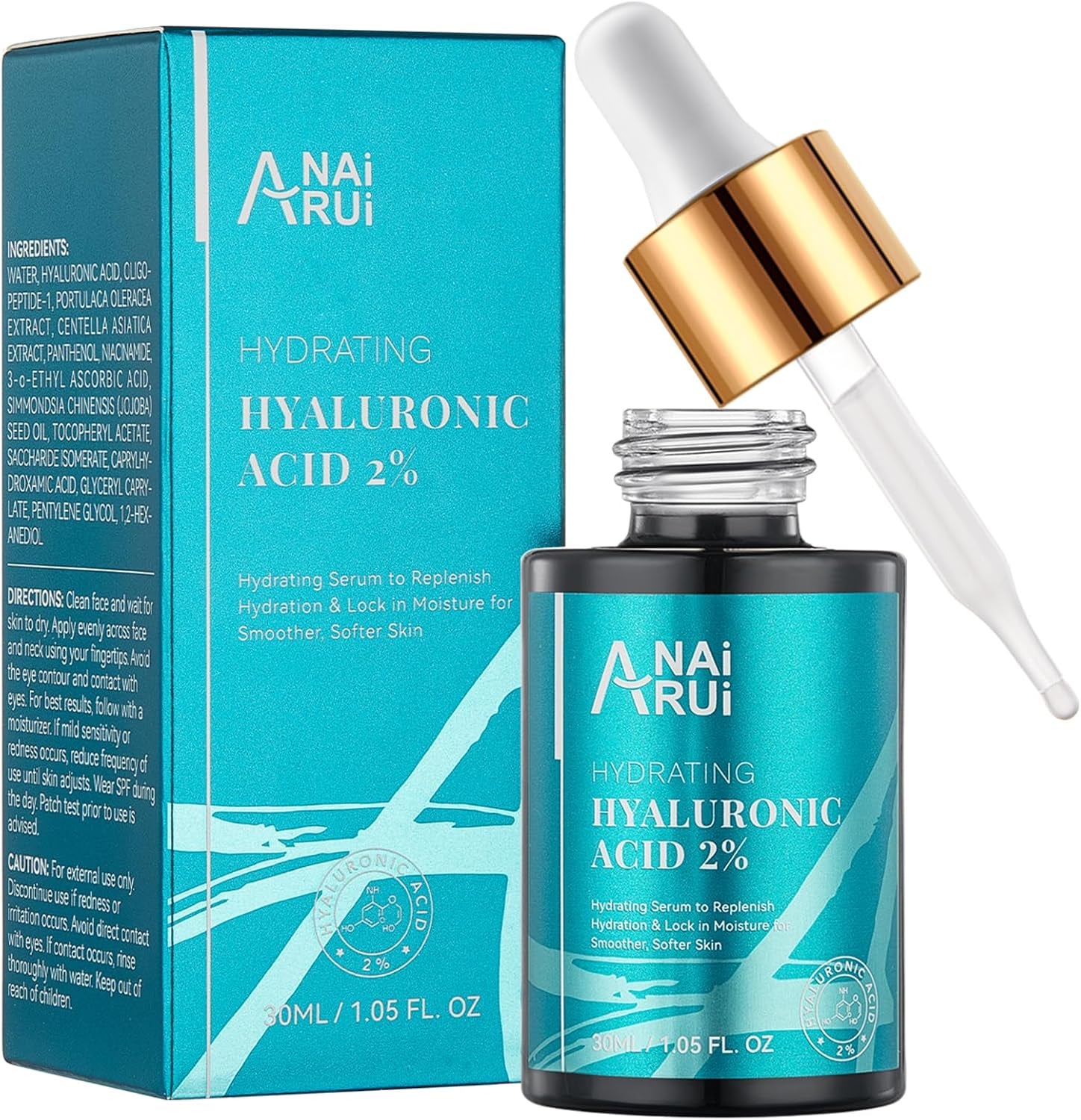 Hyaluronic Acid Face Serum with Vitamin C/E