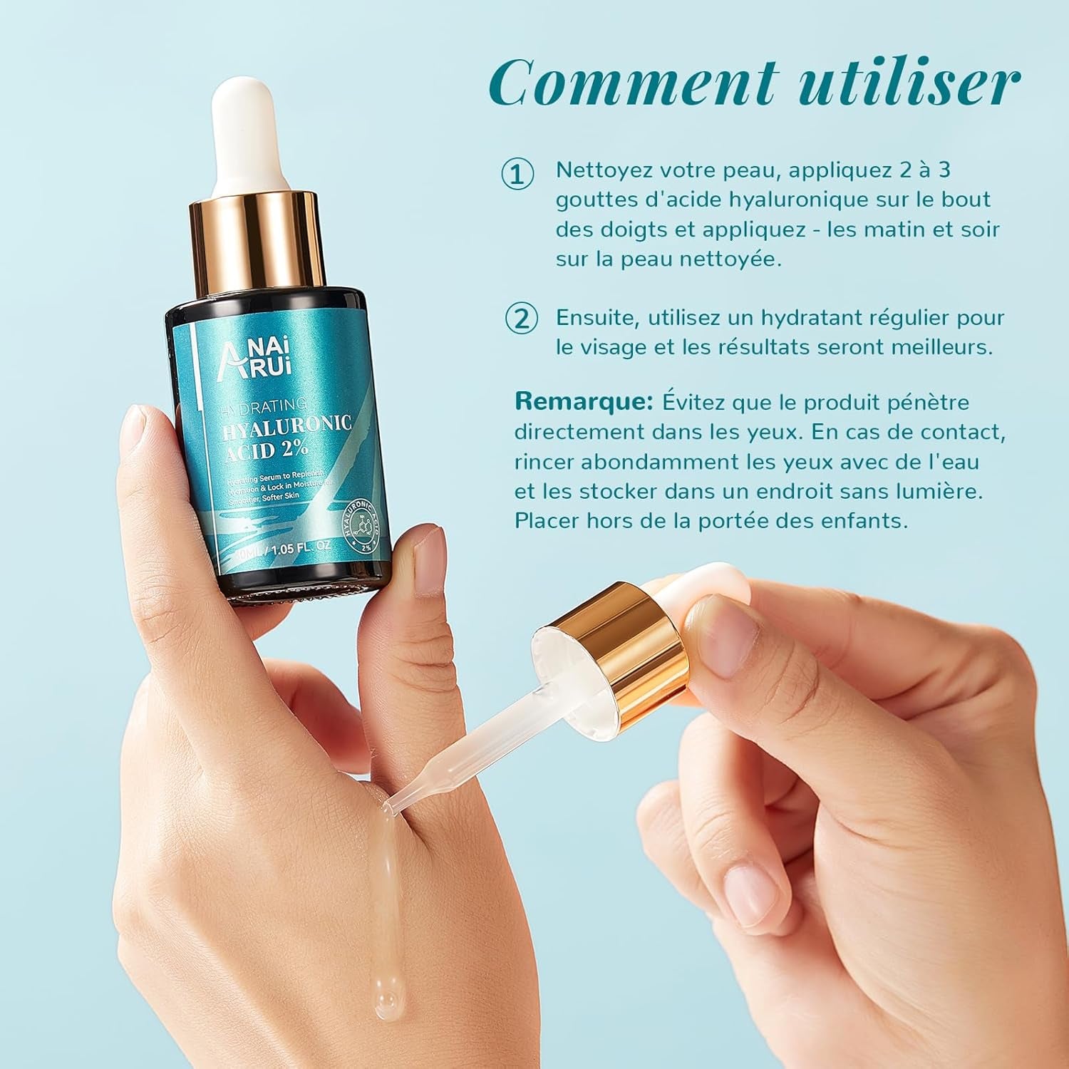 Hyaluronic Acid Face Serum with Vitamin C/E