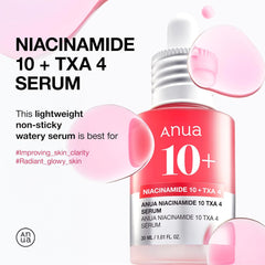 Serum 10% Niacinamide + 4% Tranexamic Fragrance-Free