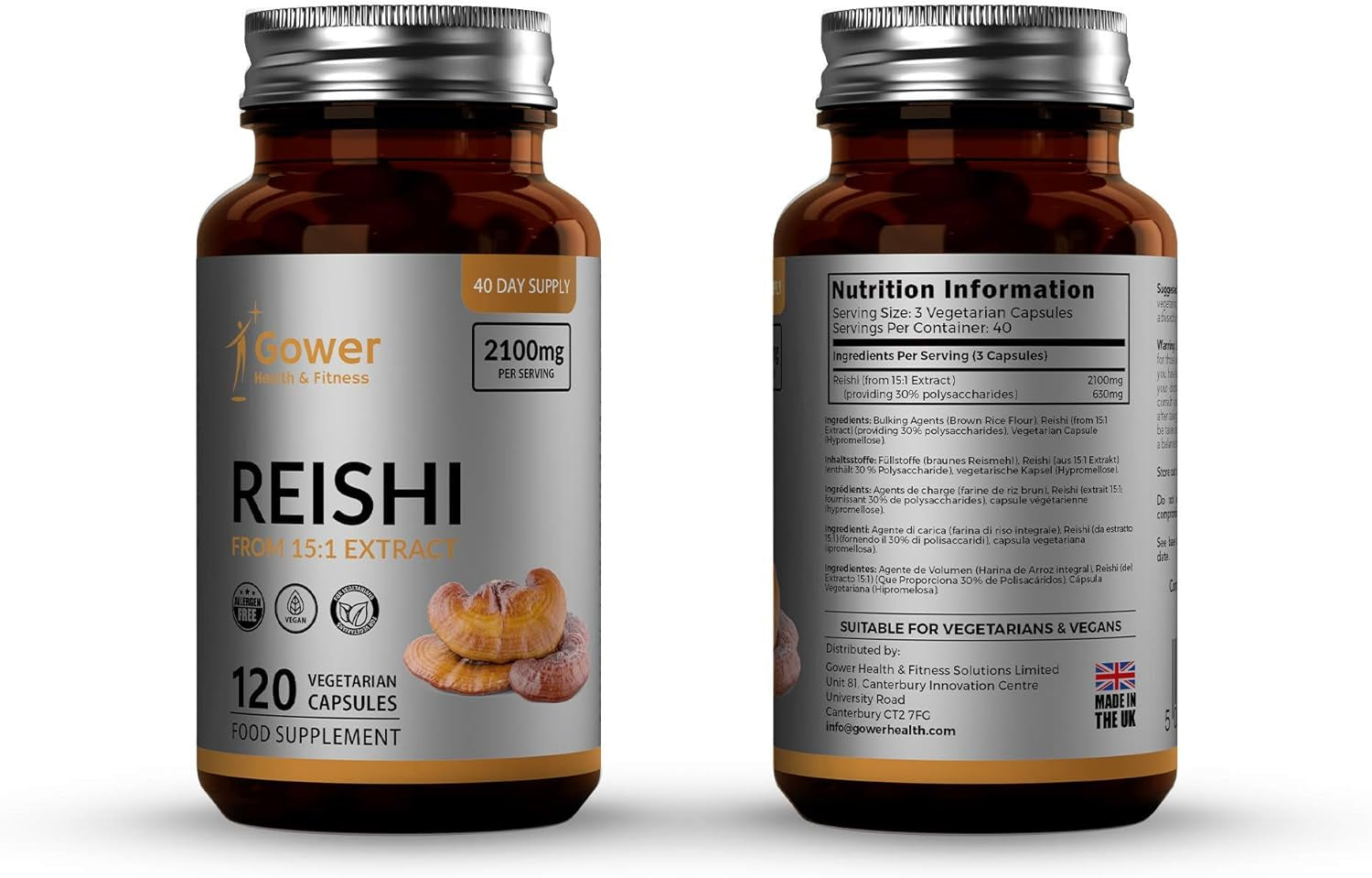 Reishi Mushroom Supplement Extract
