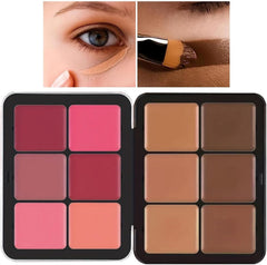 Waterproof Makeup Cream Blush Palette