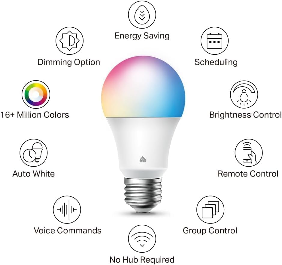 Smart Wifi Bulbs Compatible with Alexa and Google Home