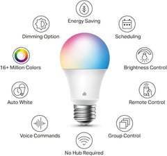 Smart Wifi Bulbs Compatible with Alexa and Google Home