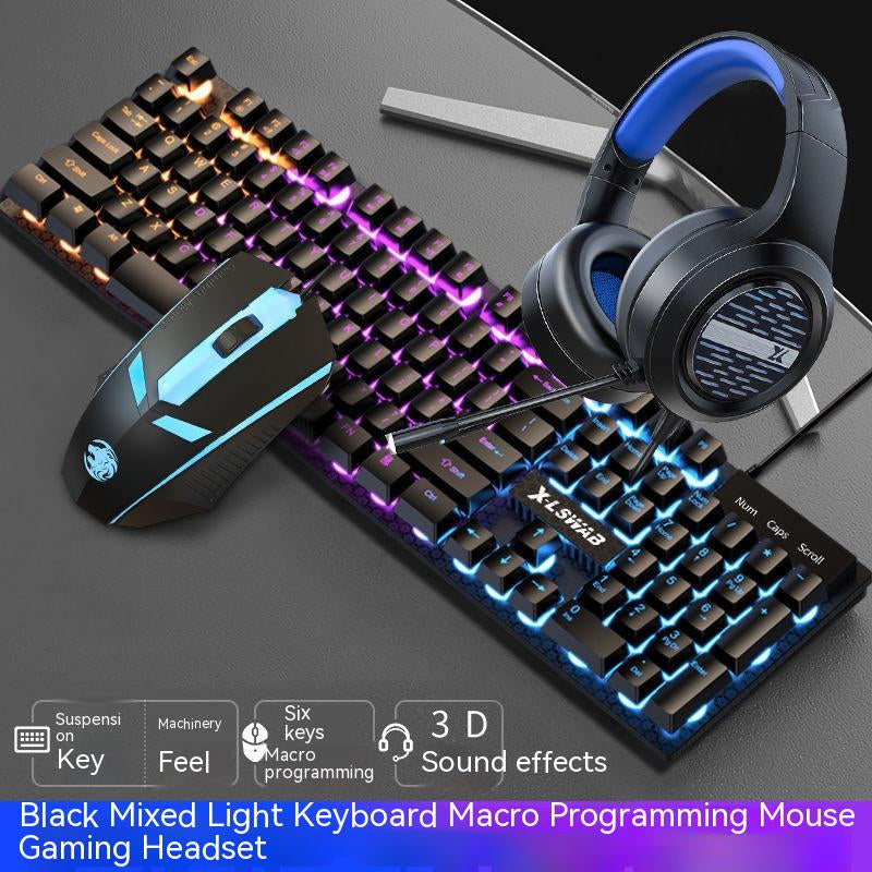 Punk Keyboard and Mouse Set