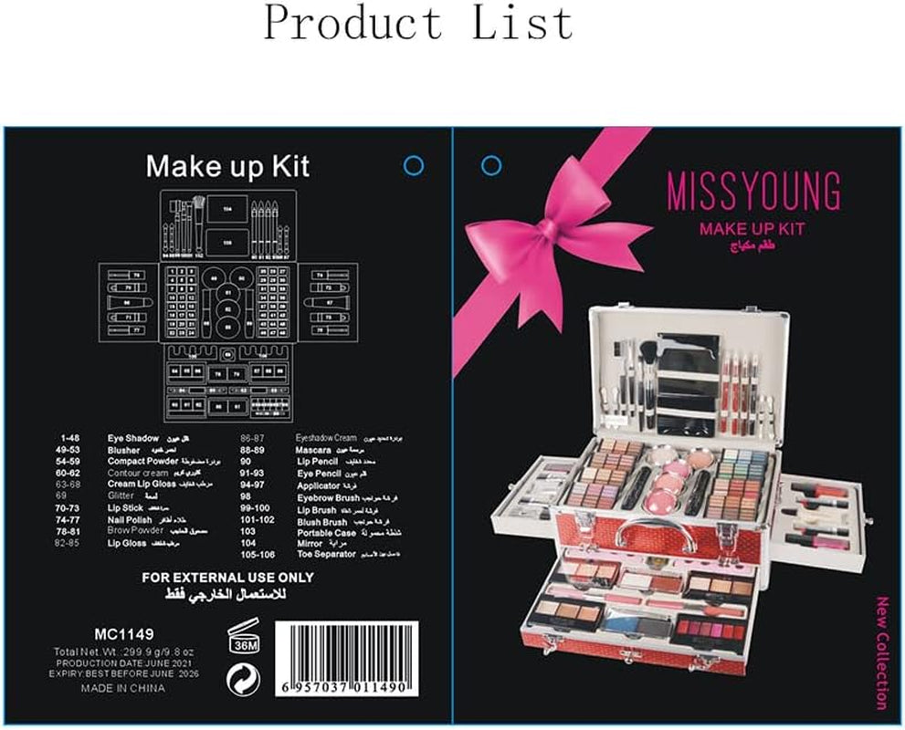 102-Piece Makeup Palette Set