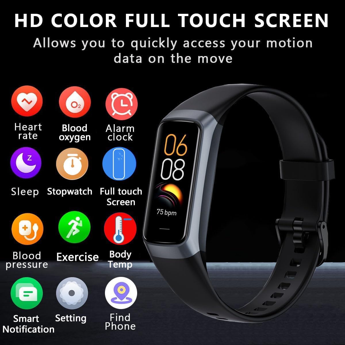 Fitness Tracker Sports Modes Smart Watches