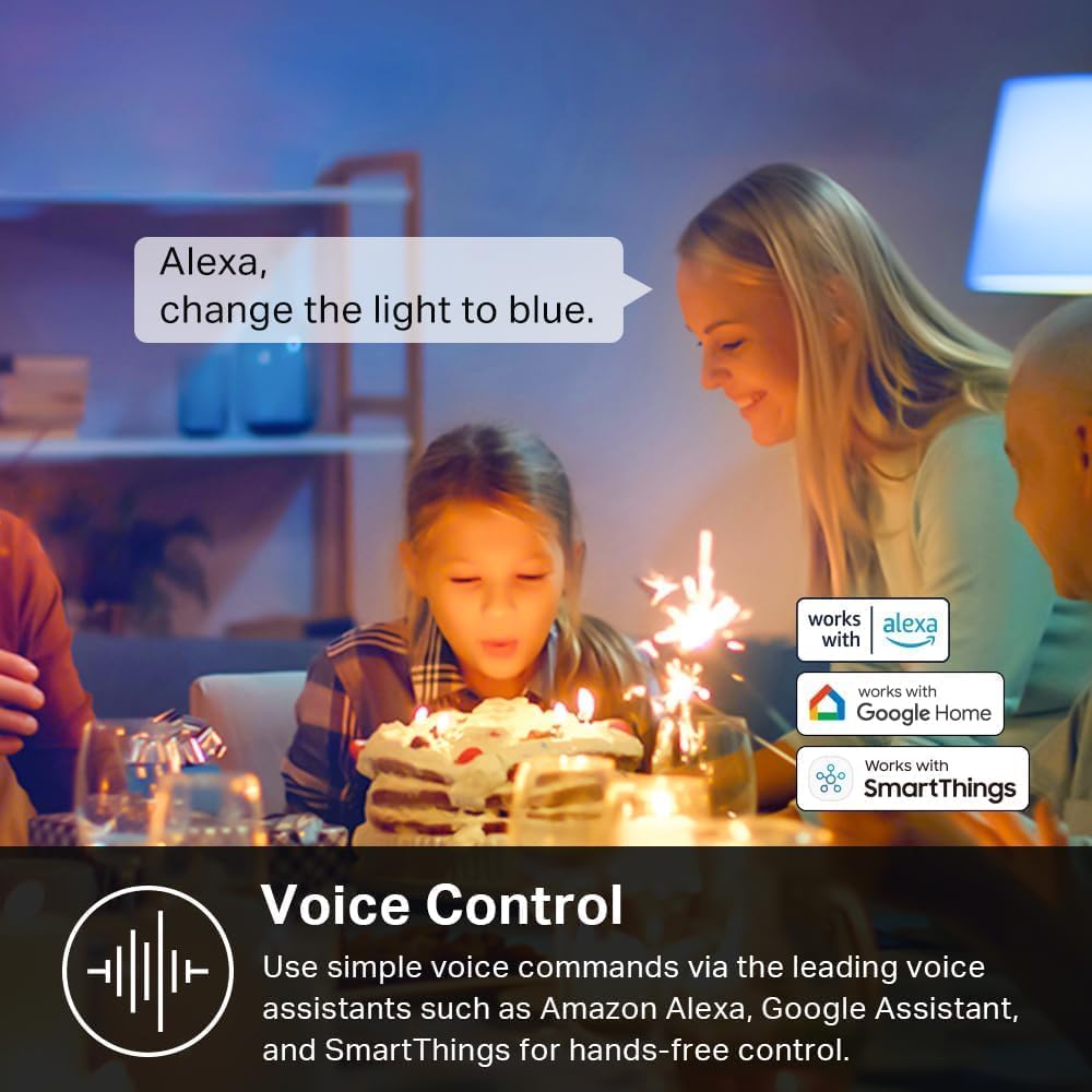 Smart Wifi Bulbs Compatible with Alexa and Google Home