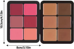 Waterproof Makeup Cream Blush Palette