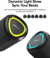 Portable Bluetooth Speaker with Lights
