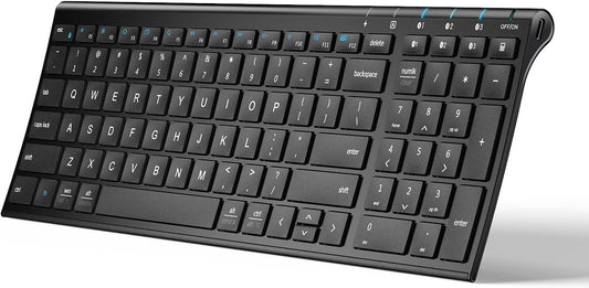 Universal Bluetooth 5.1 Wireless Keyboard with Number Pad