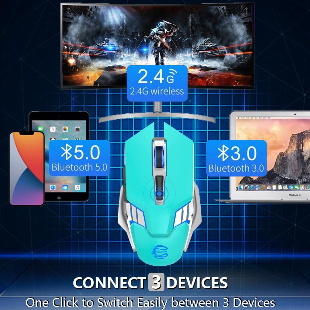 Wireless Bluetooth Gaming Mouse