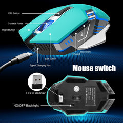 Wireless Bluetooth Gaming Mouse