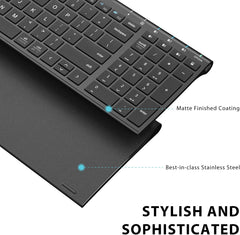 Universal Bluetooth 5.1 Wireless Keyboard with Number Pad