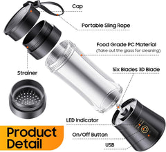 Cordless Portable Mini Blender