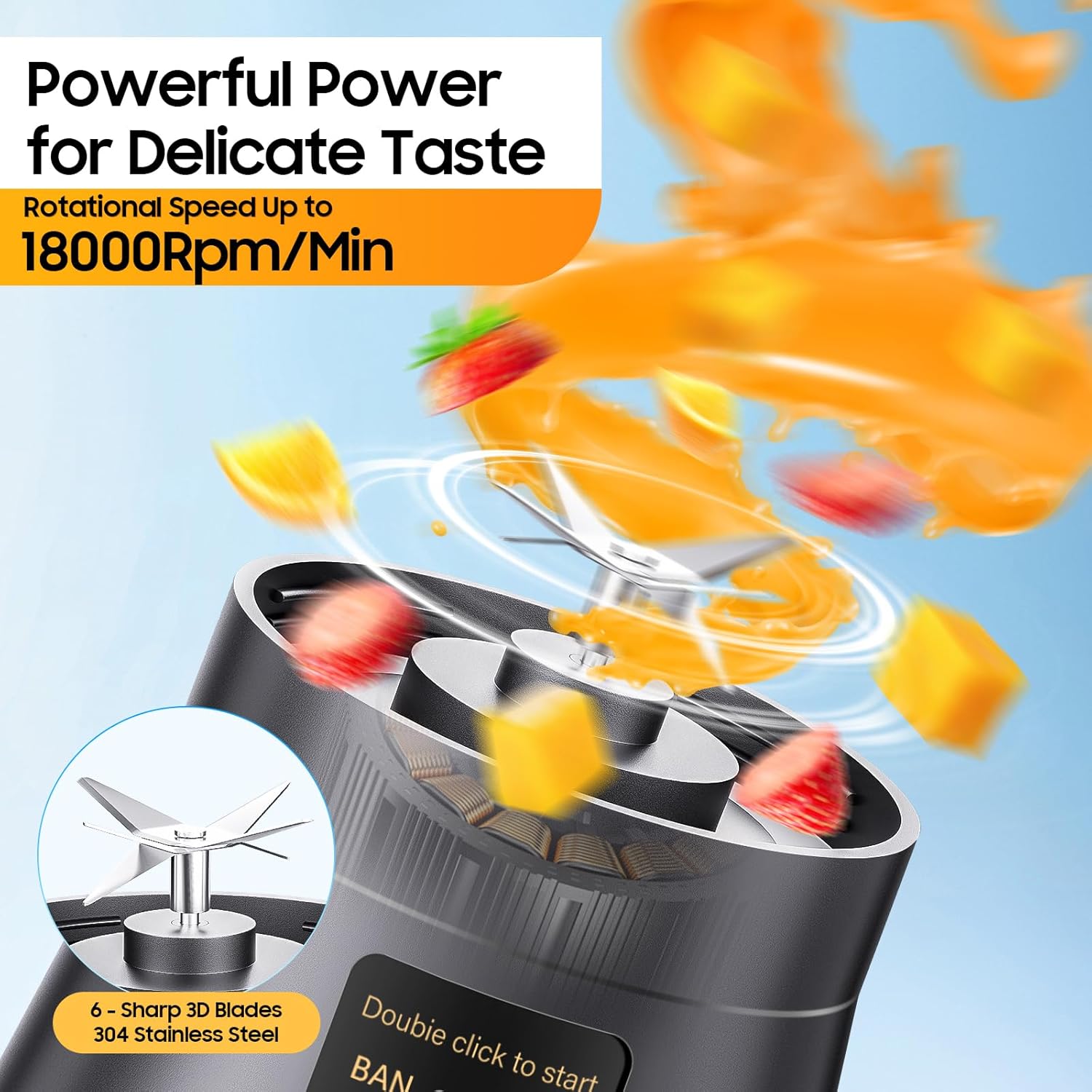 Cordless Portable Mini Blender