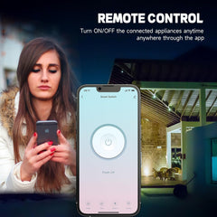 Smart Tamper Resistant Outlet Compatible with Alexa and Google Assistant