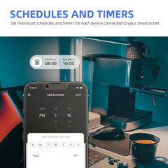 Smart Tamper Resistant Outlet Compatible with Alexa and Google Assistant