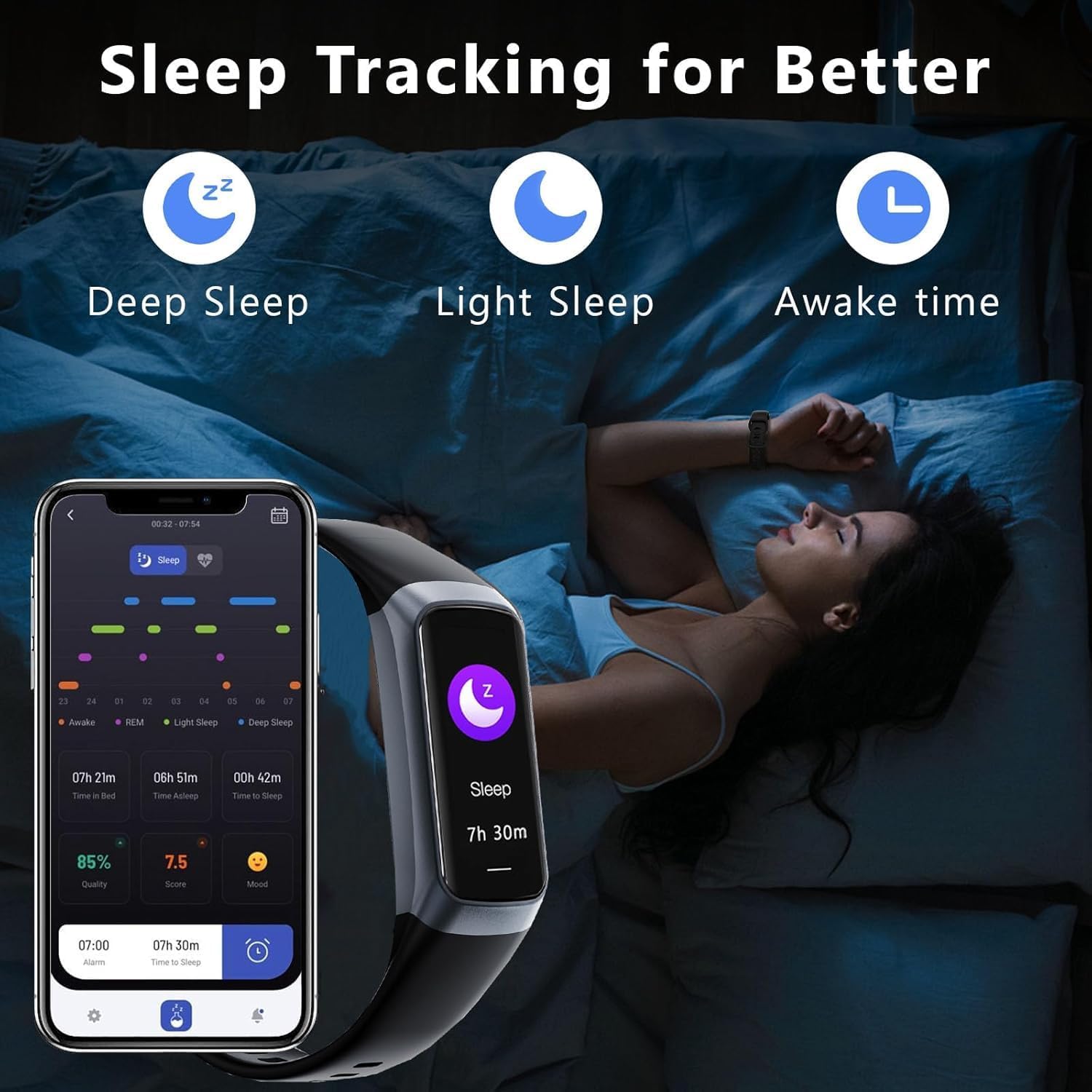 Fitness Tracker Sports Modes Smart Watches