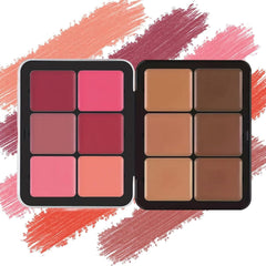 Waterproof Makeup Cream Blush Palette