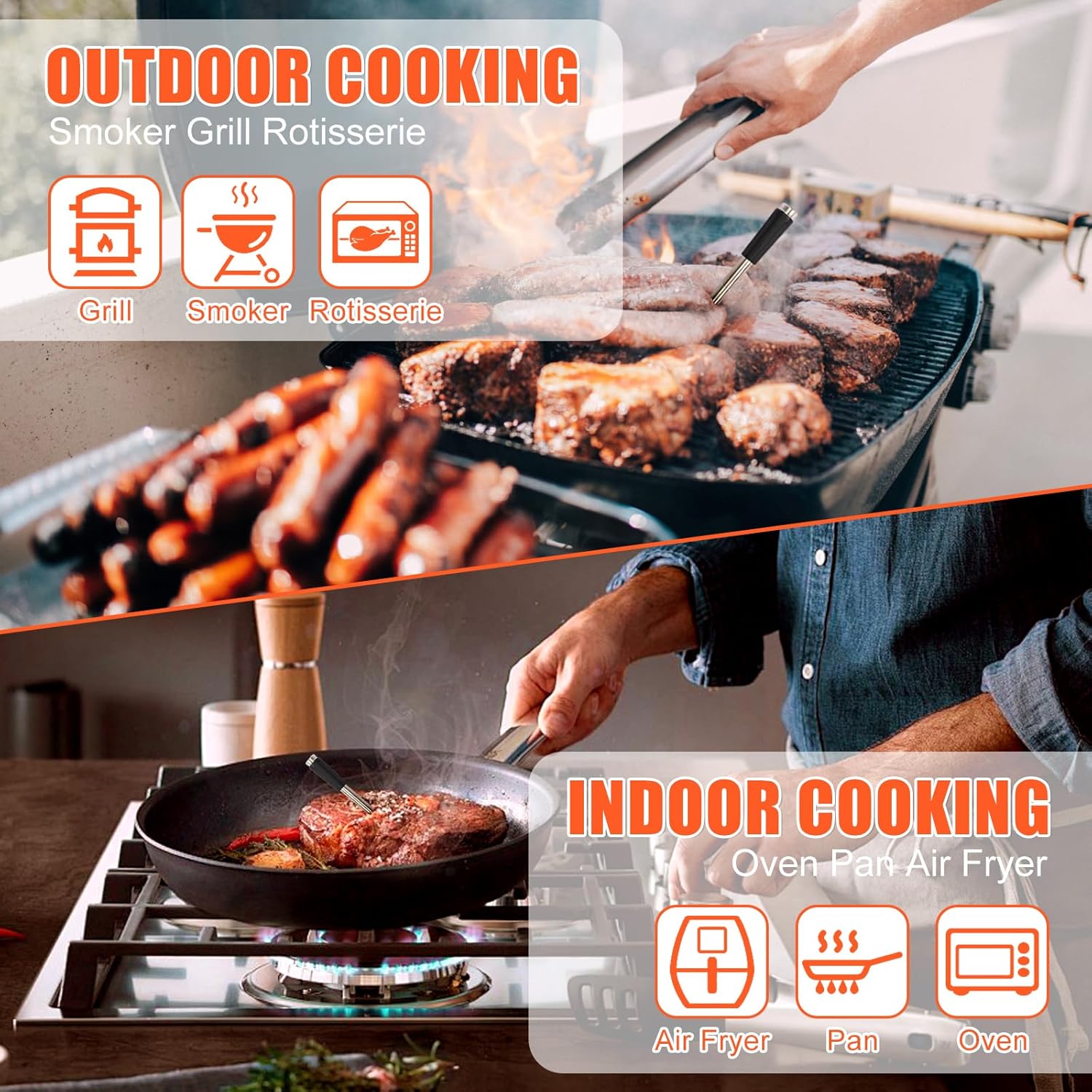Smart Bluetooth Wireless Meat Thermometer