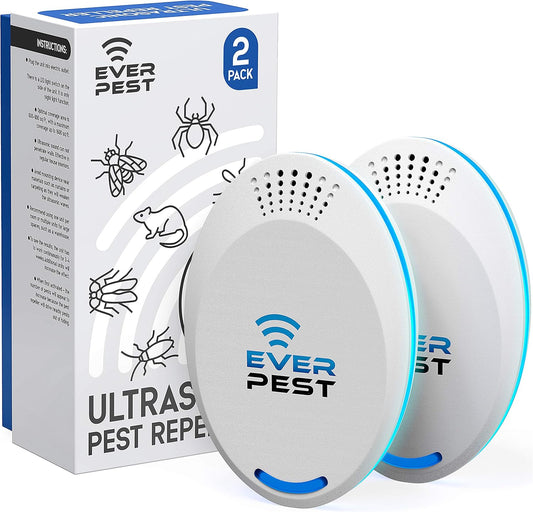 Ultrasonic Pest Control Repeller (2-Pack) Plug
