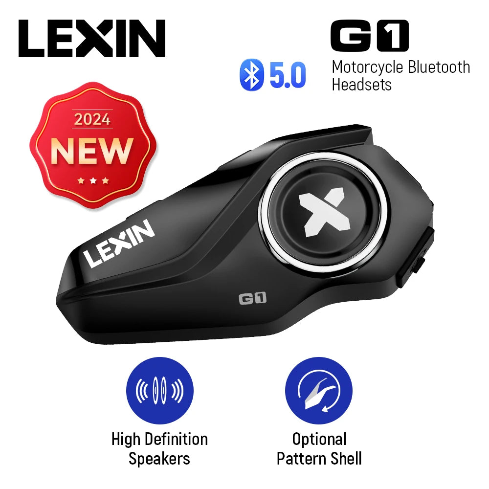 Lexin G1 Motorcycle bluetooth Sound quality headsets for helmet - Salerno