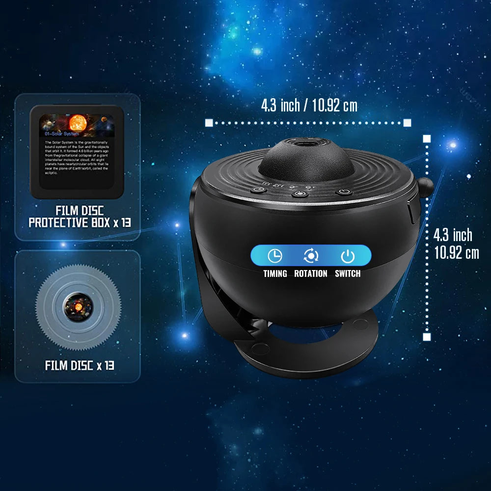 Planetarium Star Projector Realistic Starry Sky Night Light - Salerno
