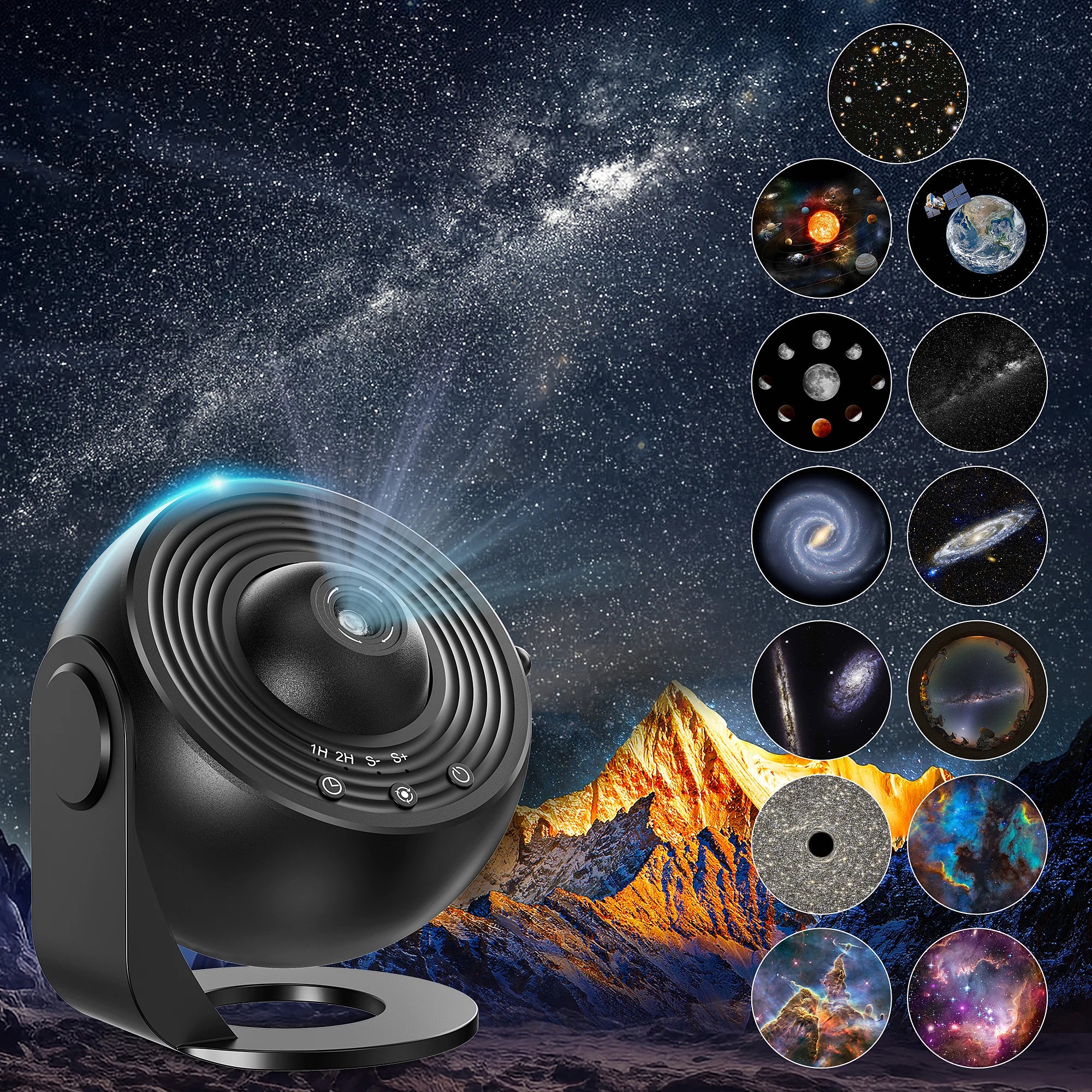 Planetarium Star Projector Realistic Starry Sky Night Light - Salerno