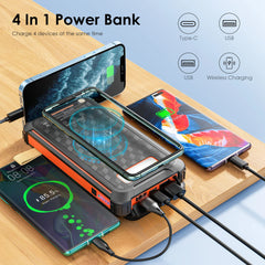 22.5 W 26800mAh Fast Solar Power Bank - Salerno