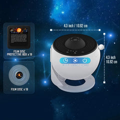 Planetarium Star Projector Realistic Starry Sky Night Light - Salerno