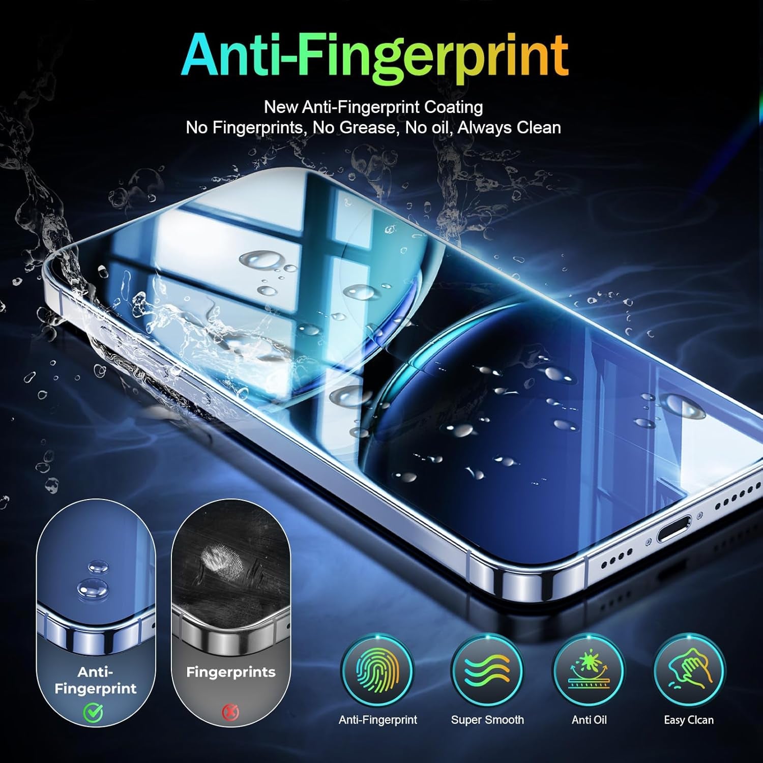 Iphone 16 Privacy Screen Protector 
