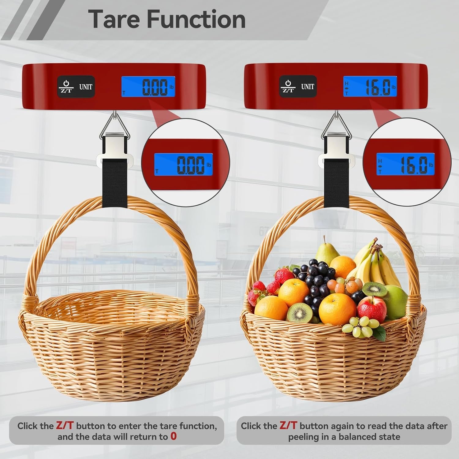 Luggage Weight Scale Backlight