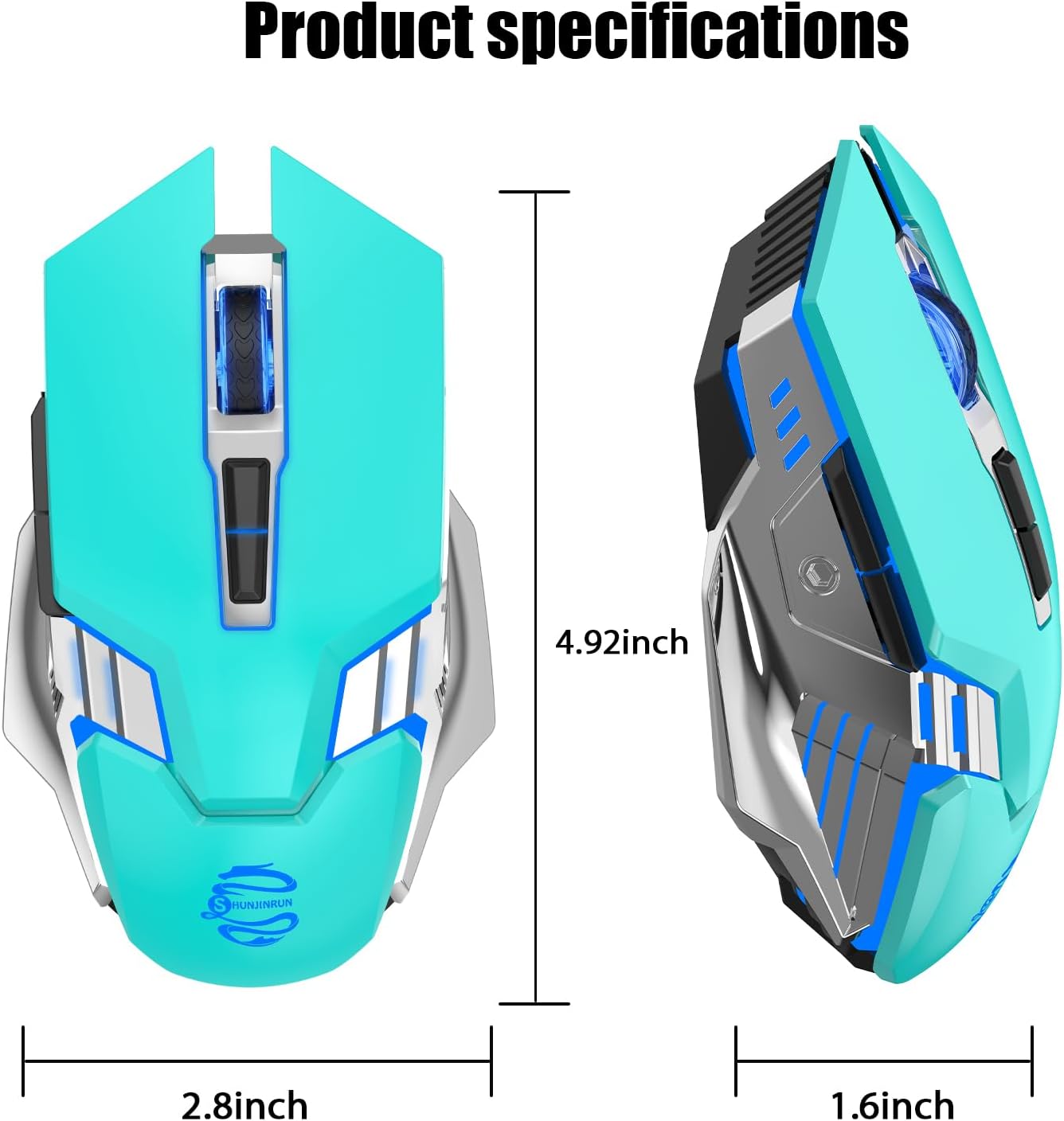 Wireless Bluetooth Gaming Mouse