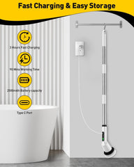 Electric Spin Scrubber for Cleaning