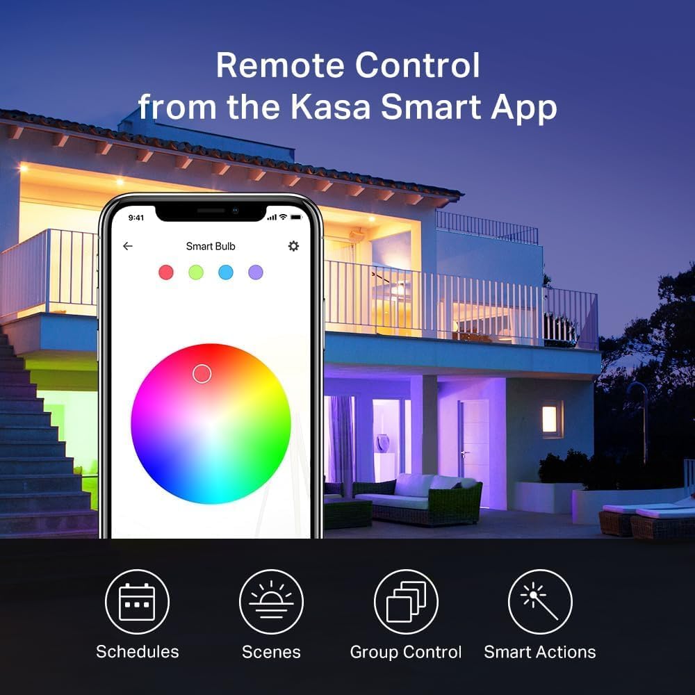 Smart Wifi Bulbs Compatible with Alexa and Google Home