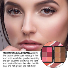 Waterproof Makeup Cream Blush Palette