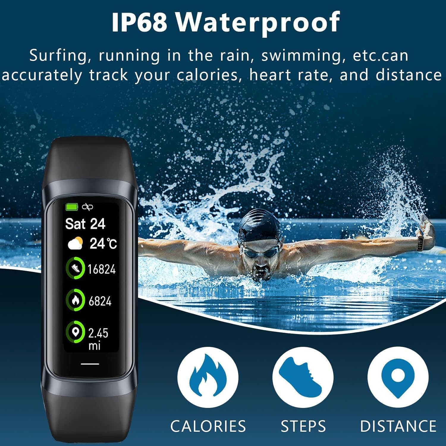 Fitness Tracker Sports Modes Smart Watches