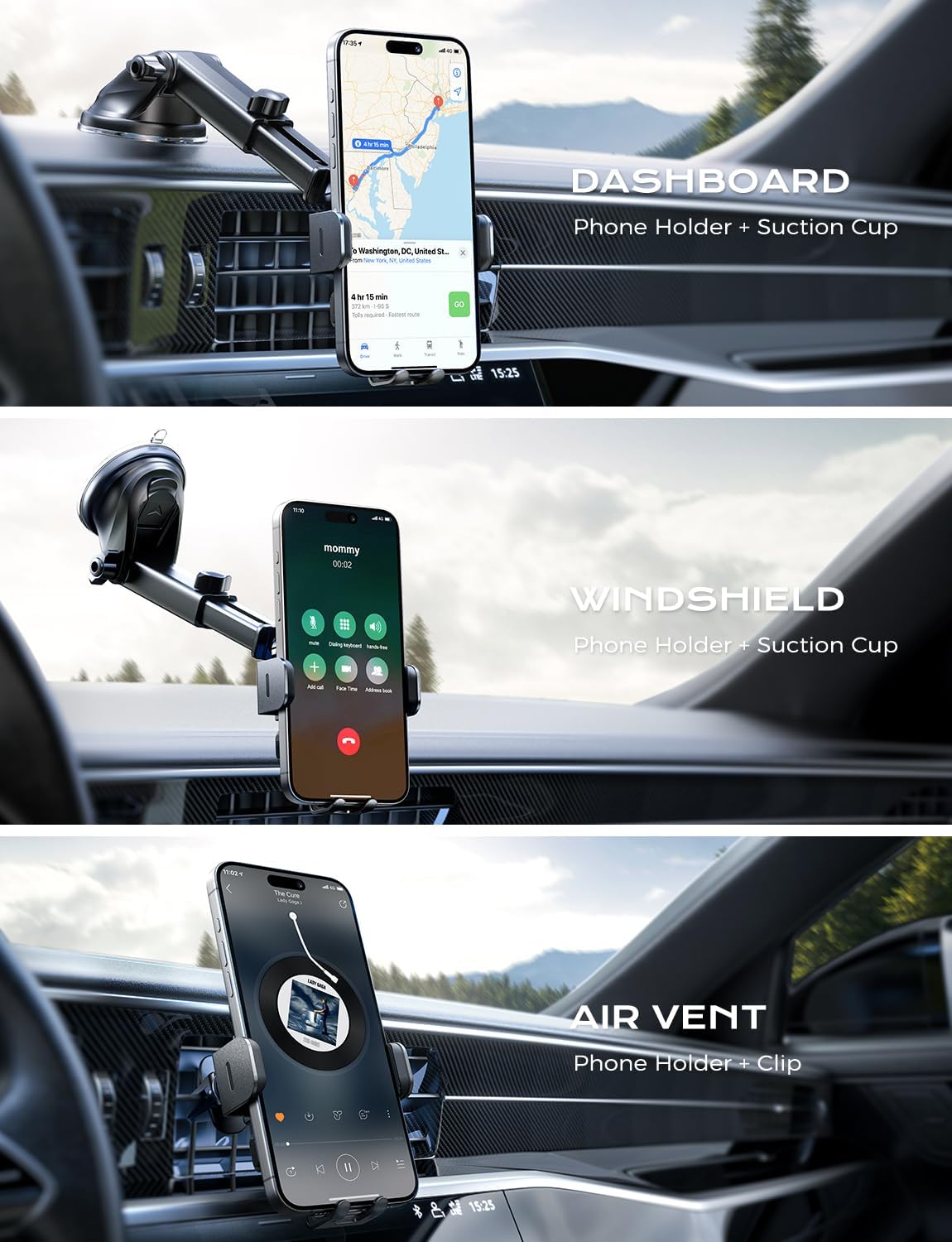 15W Fast Wireless Car Charger