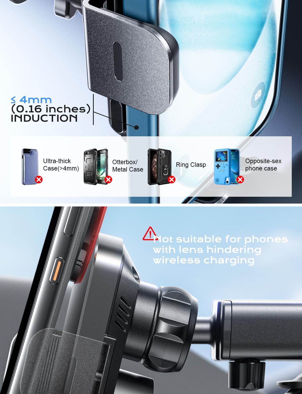 15W Fast Wireless Car Charger