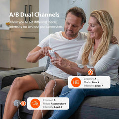 Dual-Channel TENS Unit Muscle Stimulator