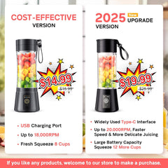 Cordless Portable Mini Blender