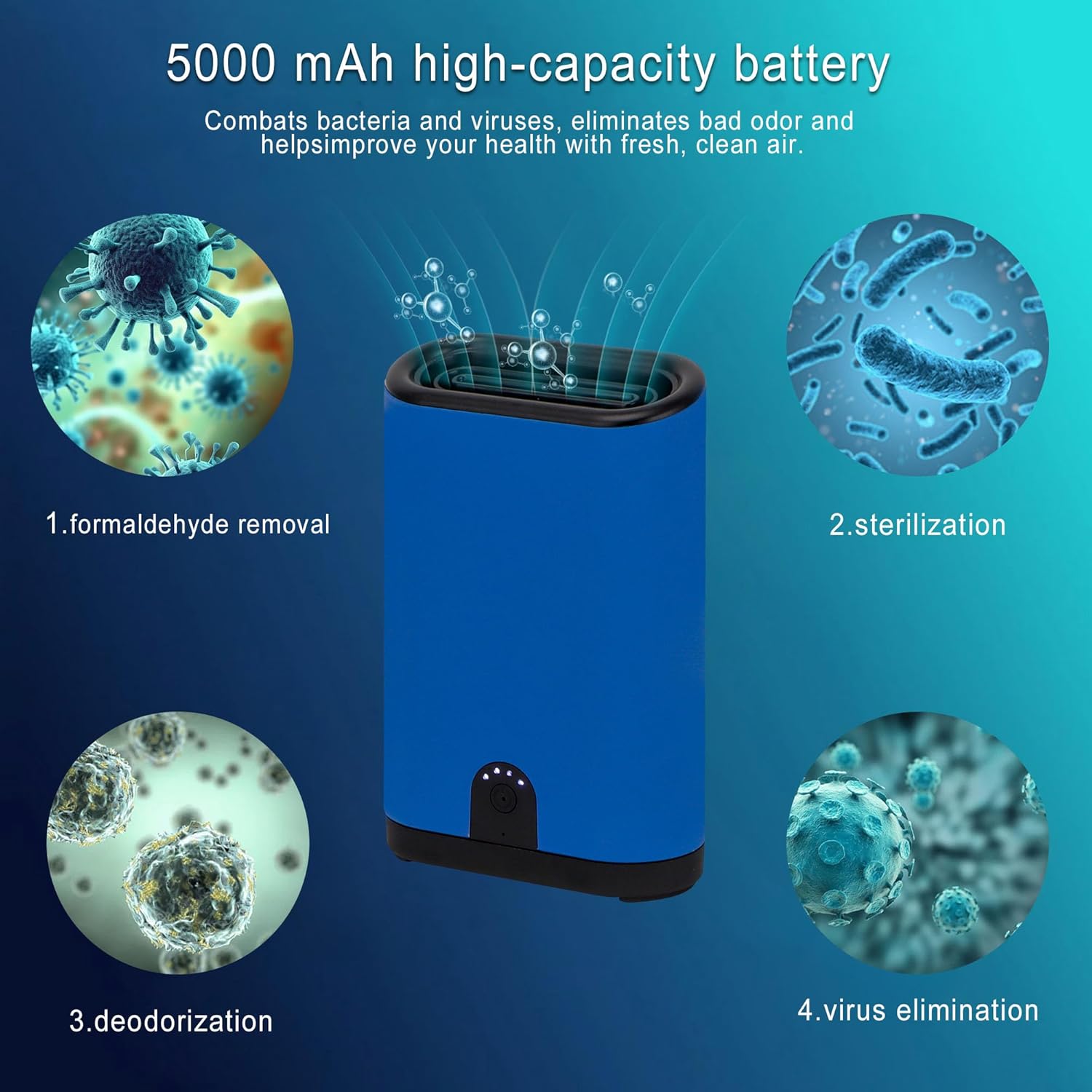 Portable Ozone Generator Air Purifier