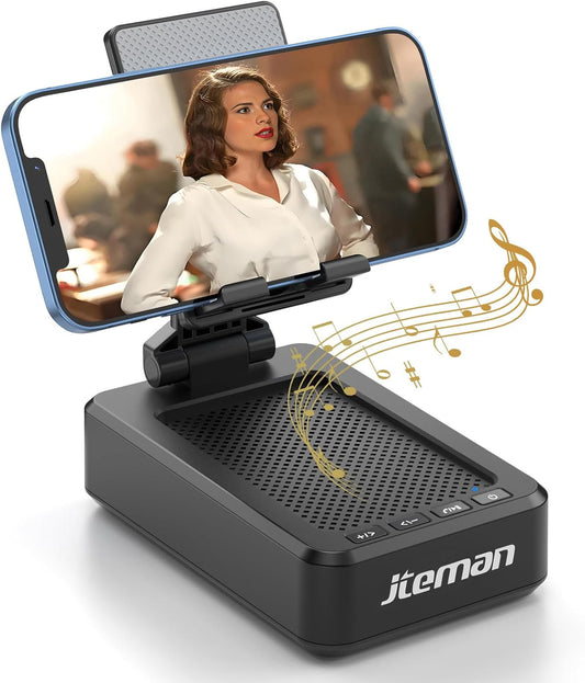 Phone Stand with Wireless Bluetooth Speaker 