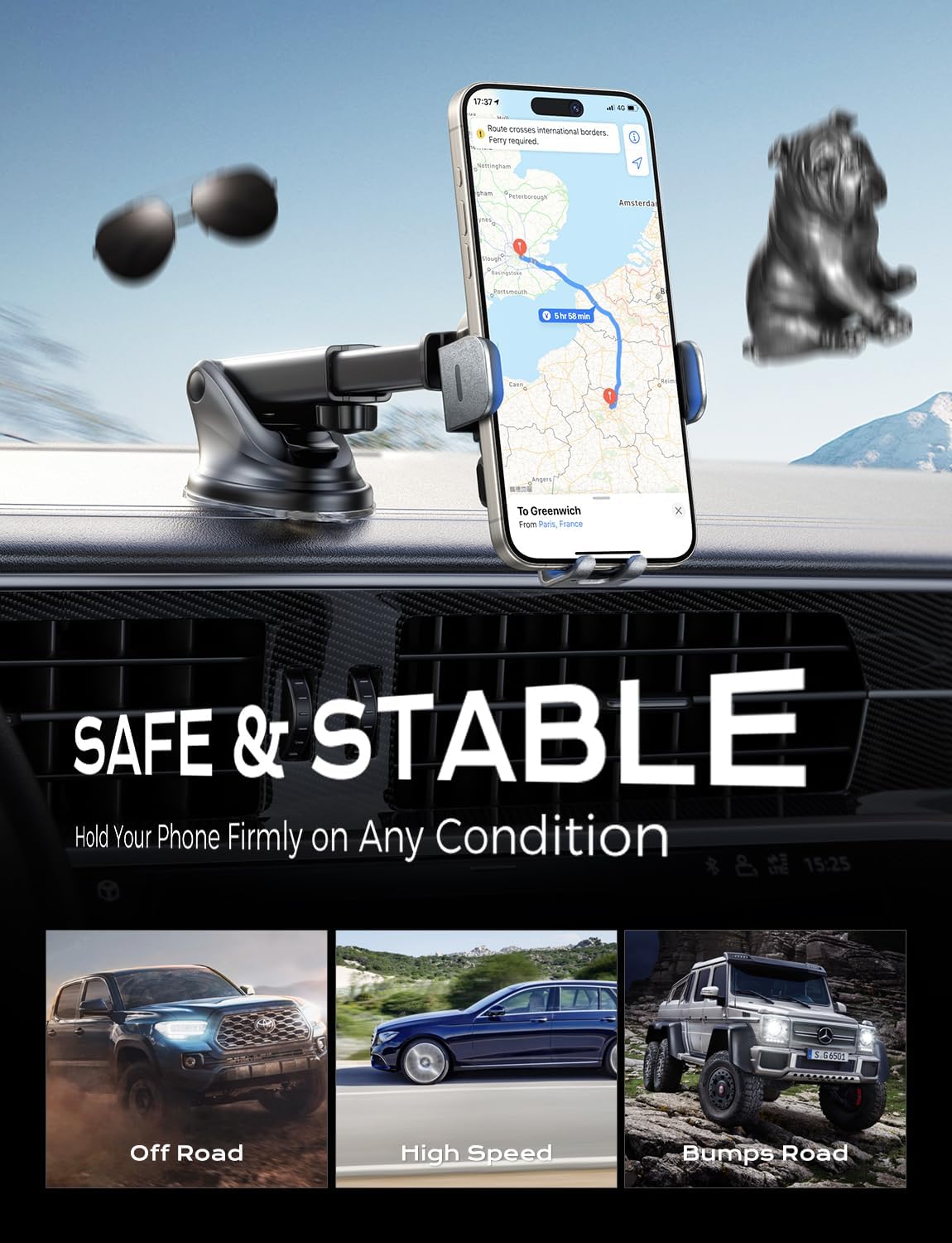 15W Fast Wireless Car Charger
