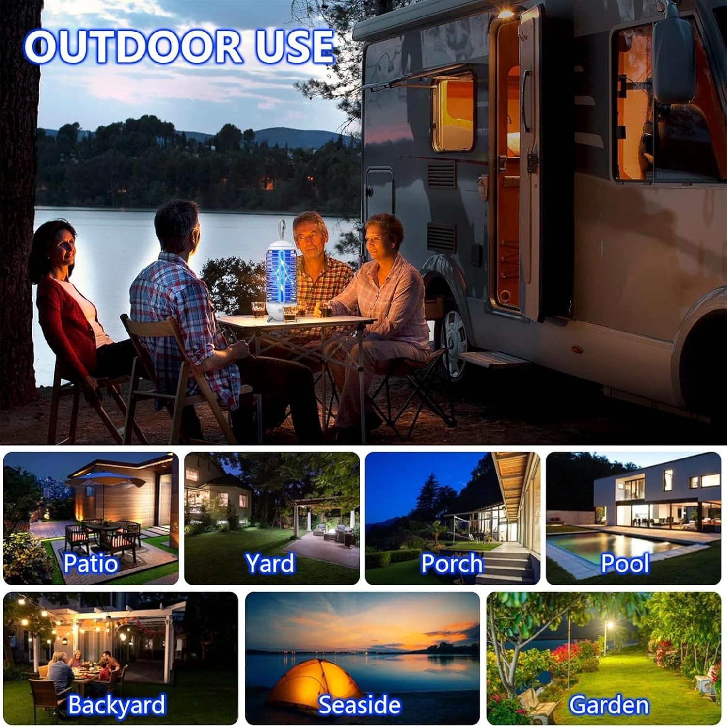 2 in 1 Wireless Mosquito Killer Lamp