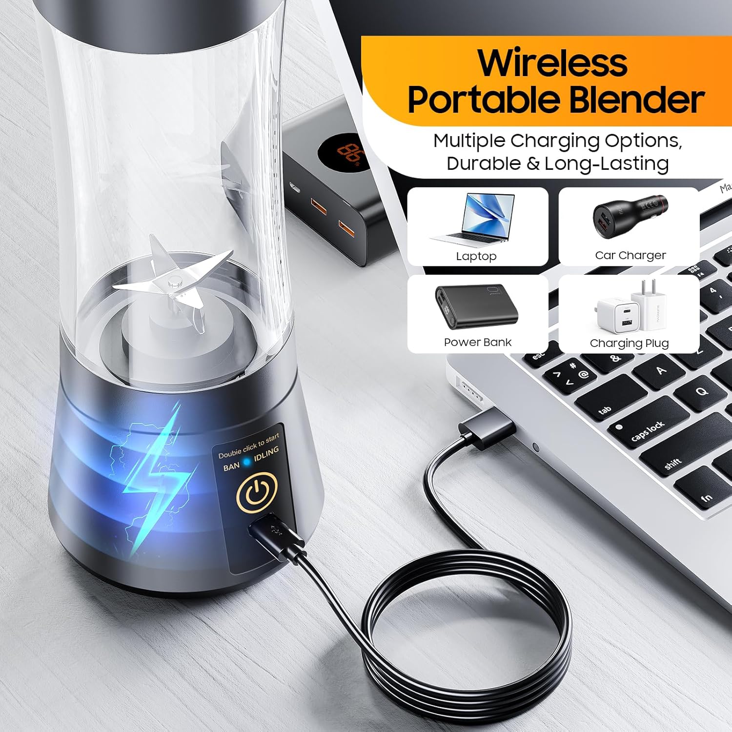 Cordless Portable Mini Blender
