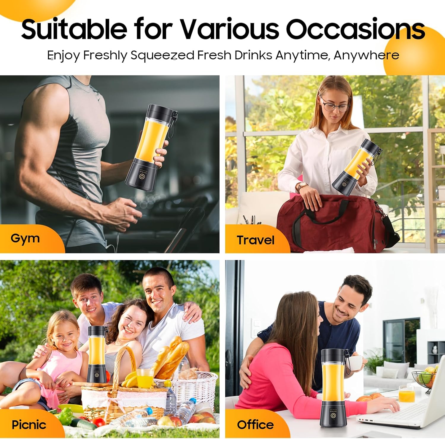 Cordless Portable Mini Blender