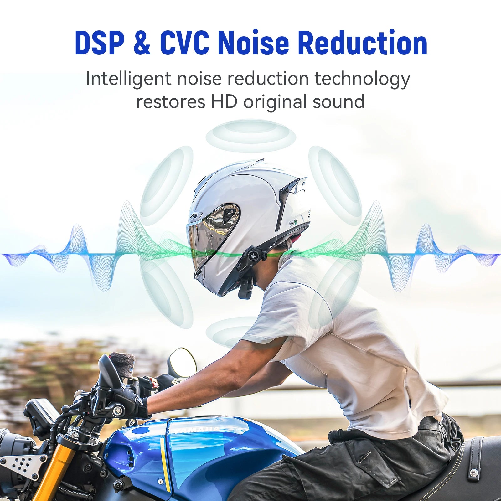 Lexin G1 Motorcycle bluetooth Sound quality headsets for helmet - Salerno