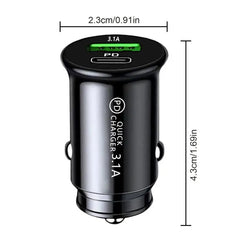 Type C Car Charger Adapter - Salerno