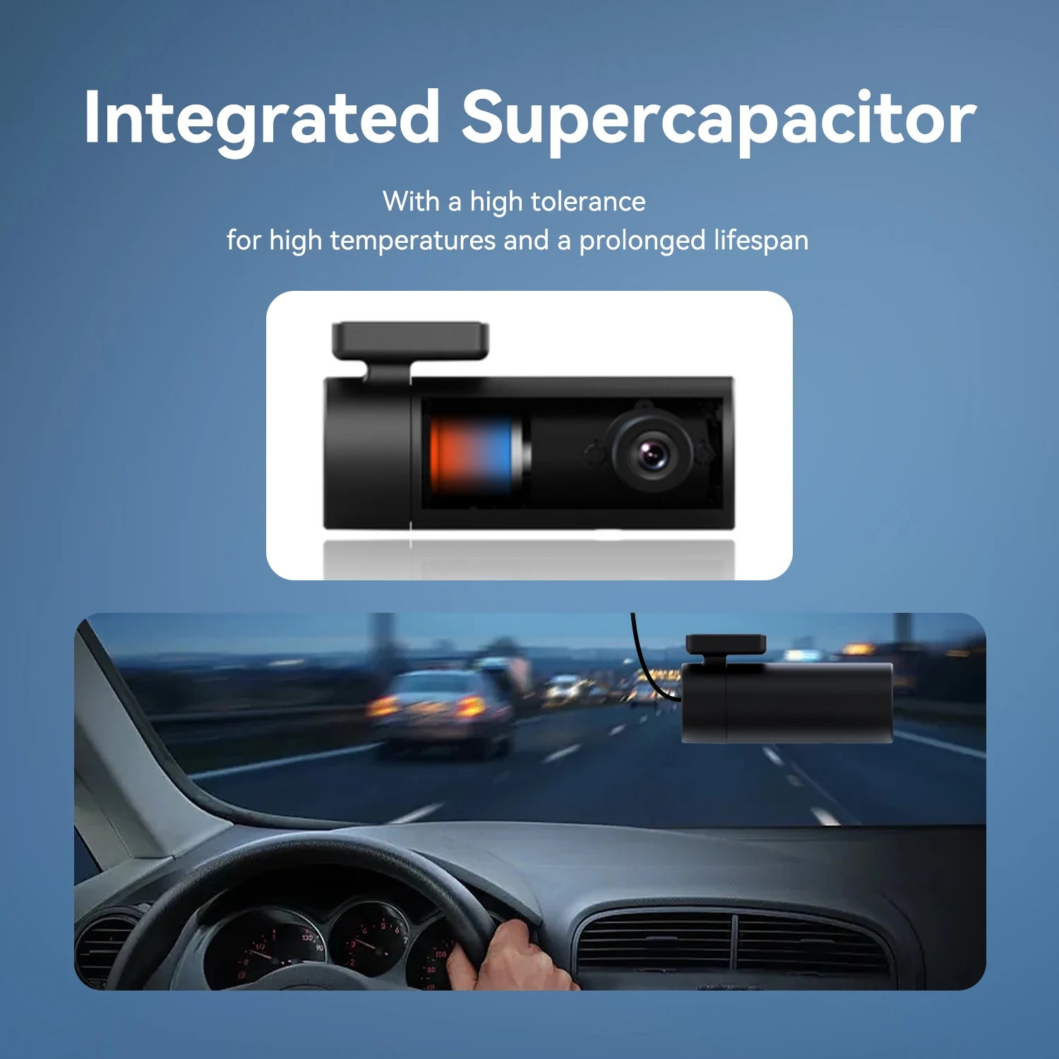 MINI Pro Dash Cam 1296P UHD Night Vision 330° Rotatable Lens - Salerno